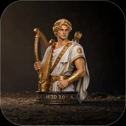 Hi3D公式サイトの3Dモデル紹介画像