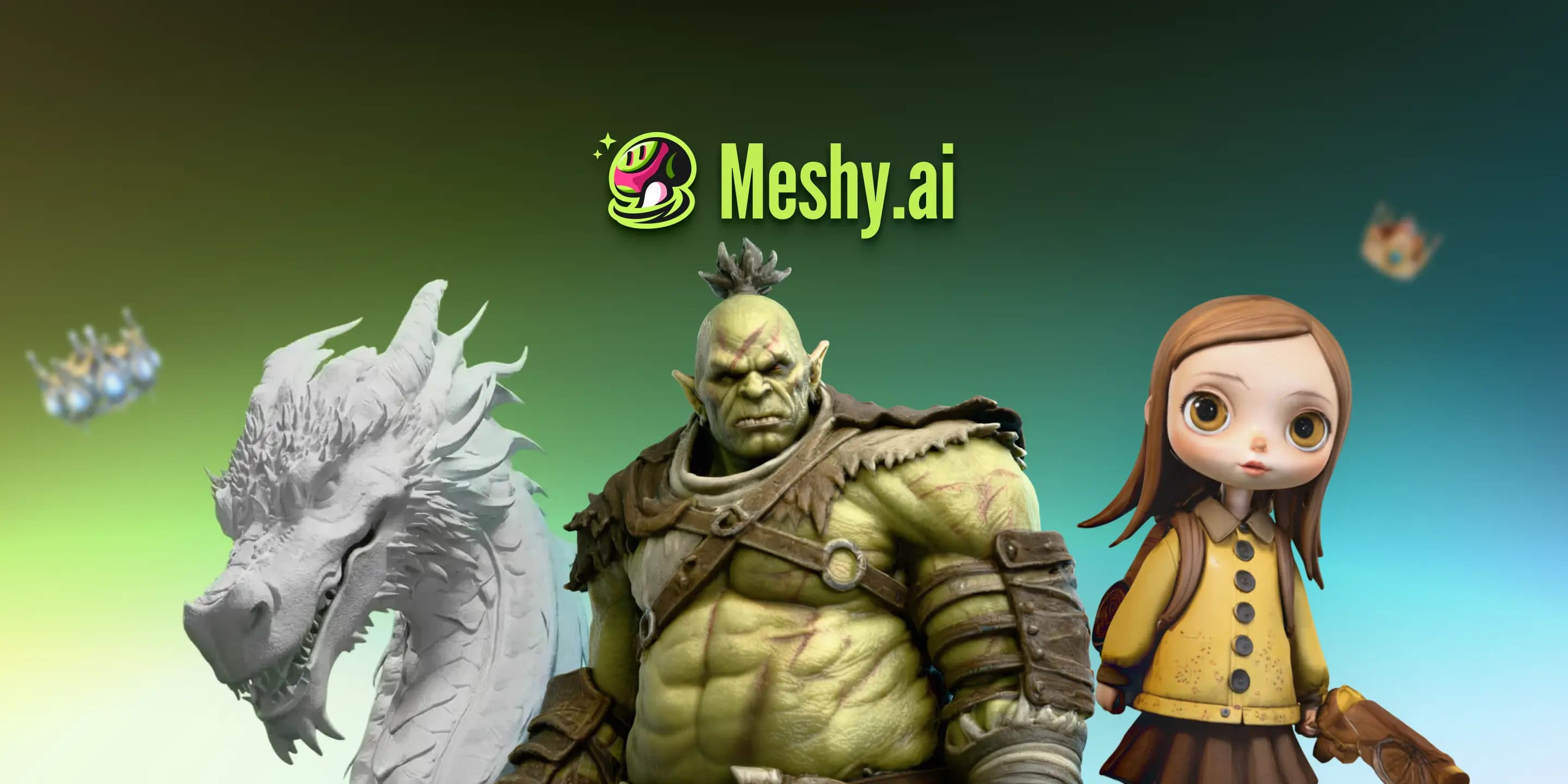 Meshy公式サイトのOGP画像